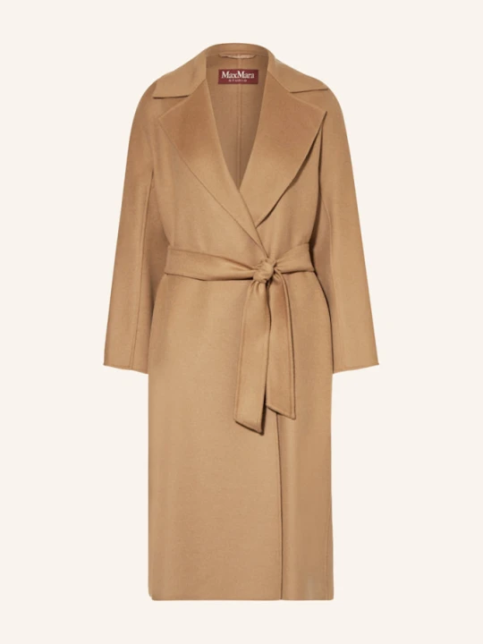 Zdjęcie produktu Max Mara Studio Płaszcz Wełniany Cles braun CAMELOWY