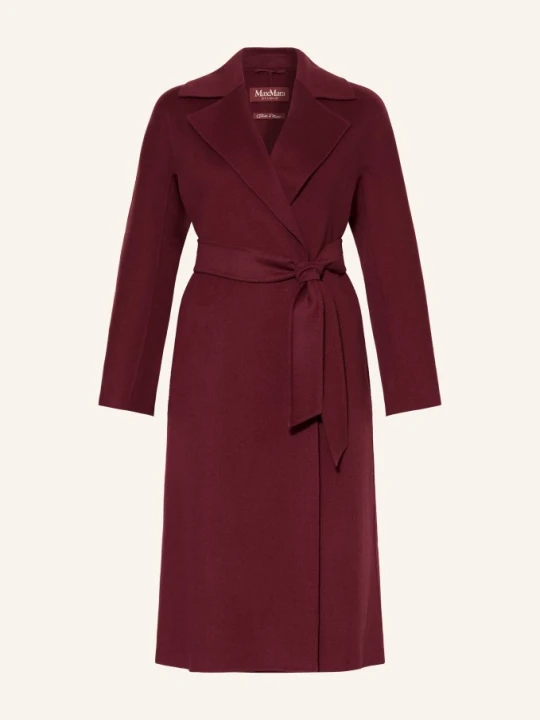 Zdjęcie produktu Max Mara Studio Płaszcz Wełniany Cles rot CIEMNOCZERWONY