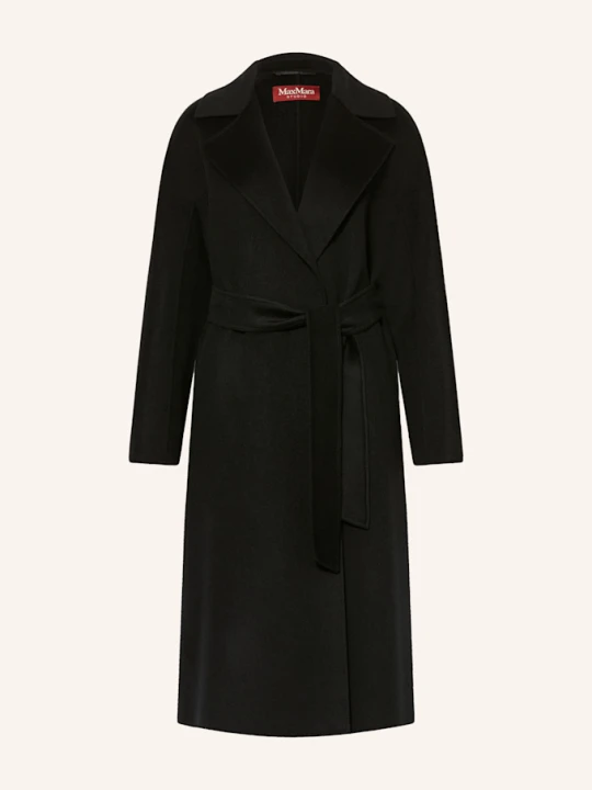 Zdjęcie produktu Max Mara Studio Płaszcz Wełniany Cles schwarz CZARNY