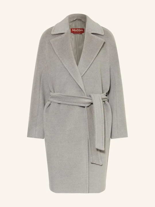 Zdjęcie produktu Max Mara Studio Płaszcz Wełniany Scire grau JASNOCZARY