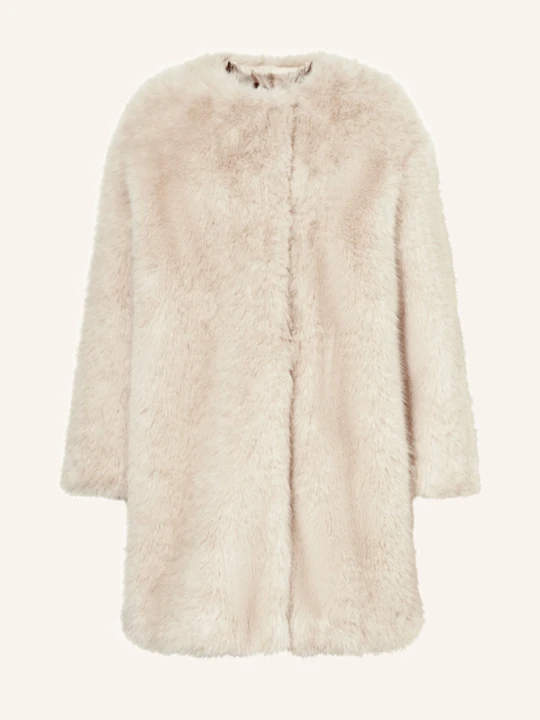 Zdjęcie produktu Max Mara Studio Płaszcz Ze Sztucznego Futra Eros beige