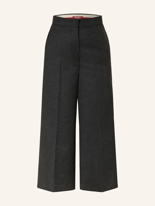 Zdjęcie produktu Max Mara Studio Spodnie Marlena Marengo Z Flaneli grau CZIEMNOSZARY