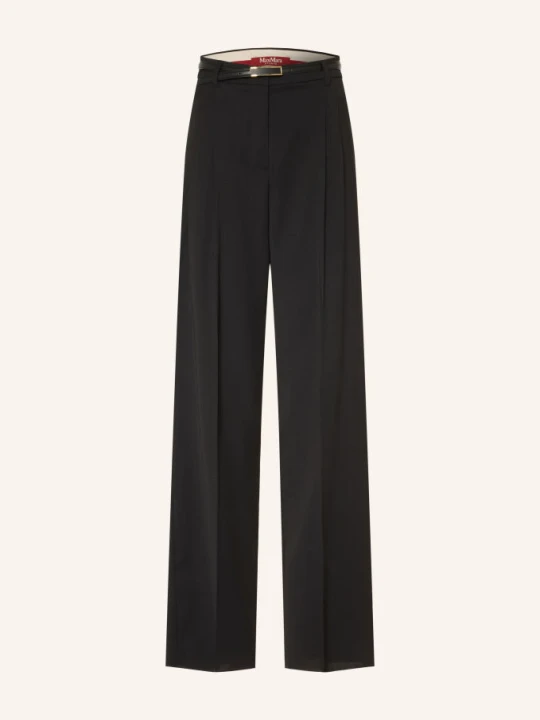 Zdjęcie produktu Max Mara Studio Spodnie Typu Marlena Abetaia schwarz CZARNY