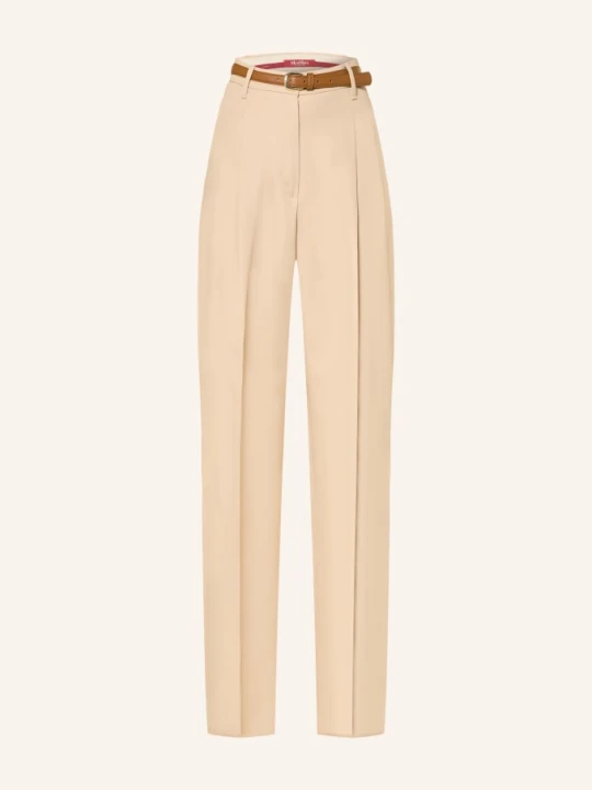 Zdjęcie produktu Max Mara Studio Spodnie Typu Marlena Adunco beige