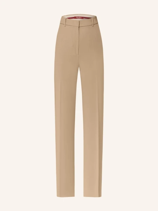 Zdjęcie produktu Max Mara Studio Spodnie Z Marle Quasar beige
