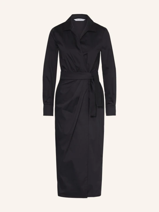 Zdjęcie produktu Max Mara Sukienka Kopertowa Ottelia schwarz CZARNY