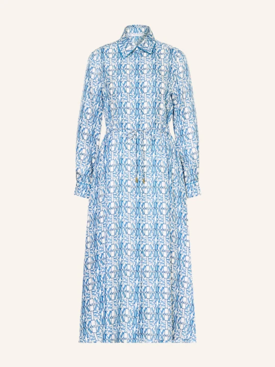 Zdjęcie produktu Max Mara Sukienka Koszulowa Faraone Z Jedwabiu blau