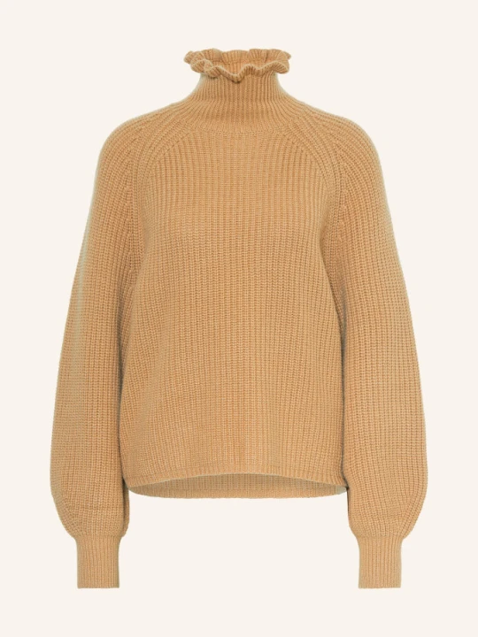 Zdjęcie produktu Max Mara Sweter Pontile Z Kaszmirem braun KONIAKOWY