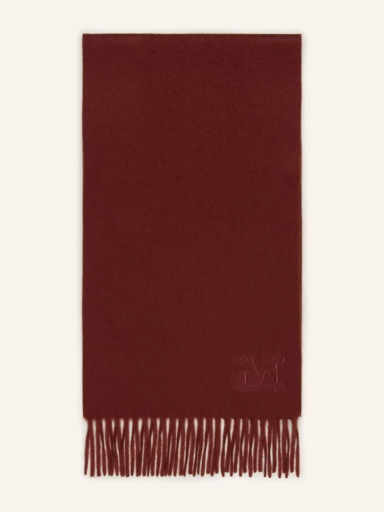 Zdjęcie produktu Max Mara Szal Z Kaszmiru Alia braun CIEMNOCZERWONY