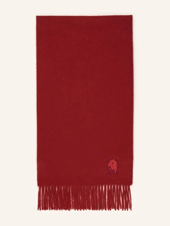 Zdjęcie produktu Max Mara Szal Z Kaszmiru Wsdaliacny rot CIEMNOCZERWONY