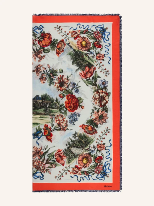 Zdjęcie produktu Max Mara Szalik Camice Z Jedwabiem rot