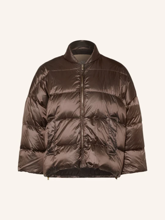Zdjęcie produktu Max Mara The Cube Kurtka Puchowa Meringa Z Rękawami 3 / 4 braun CIEMNOBRĄZOWY