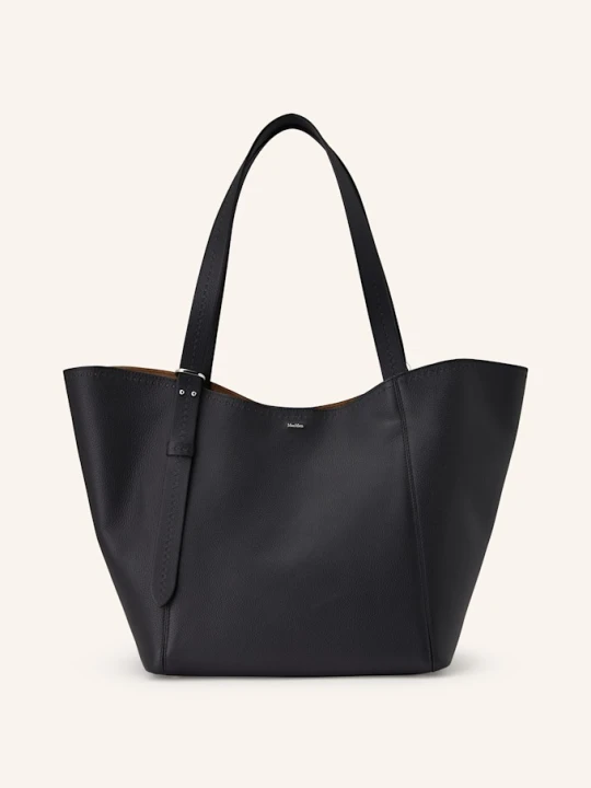Zdjęcie produktu Max Mara Torba Shopper Z Saszetką schwarz CZARNY