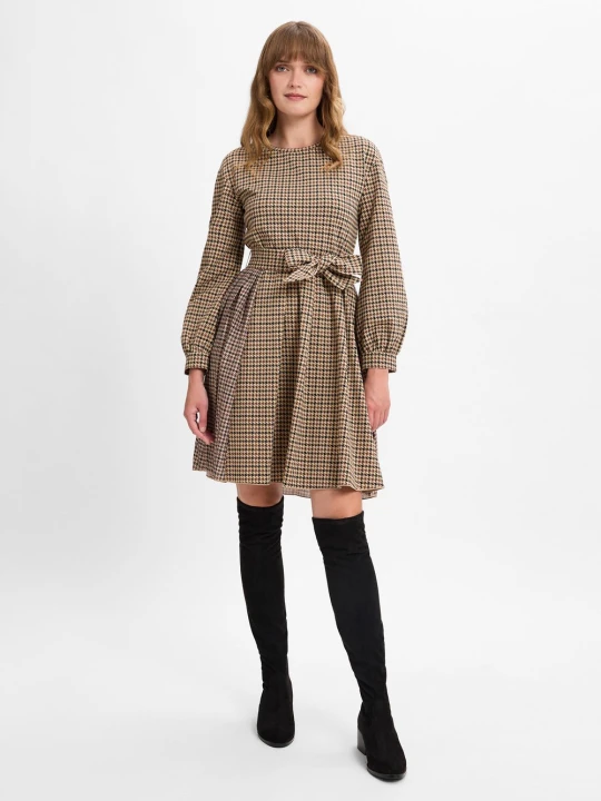 Zdjęcie produktu Weekend Max Mara Sukienka - Vetta Kobiety beżowy | brązowy | czarny | wielokolorowy