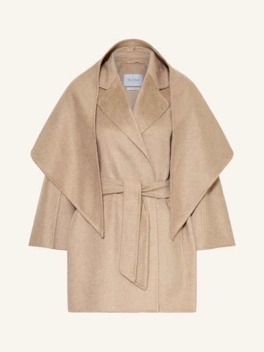 Zdjęcie produktu Max Mara Zestaw Detto: Płaszcz Z Kaszmiru I Szal beige