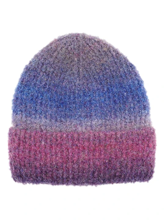 Zdjęcie produktu MaxiMo Czapka beanie w kolorze niebiesko-fioletowym rozmiar: 51 cm