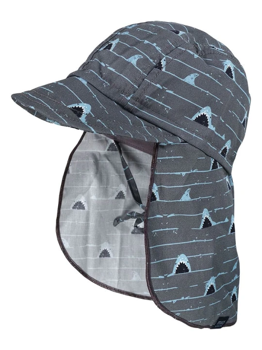 Zdjęcie produktu MaxiMo Czapka w kolorze antracytowo-błękitnym rozmiar: 49 cm