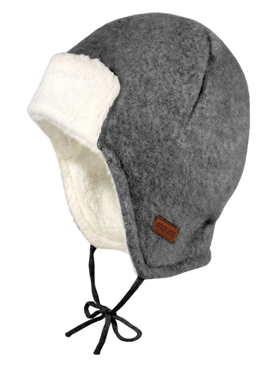 Zdjęcie produktu MaxiMo Czapka w kolorze szaro-kremowym rozmiar: 45 cm