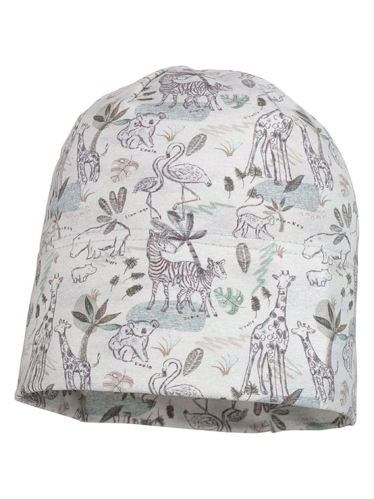 Zdjęcie produktu MaxiMo Dwustronna czapka beanie w kolorze błękitno-biało-granatowym rozmiar: 49 cm