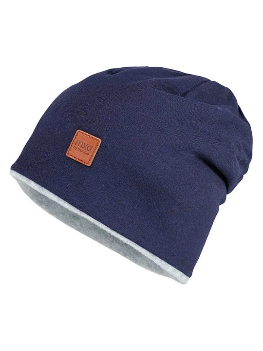 Zdjęcie produktu MaxiMo Dwustronna czapka beanie w kolorze granatowym rozmiar: 51 cm