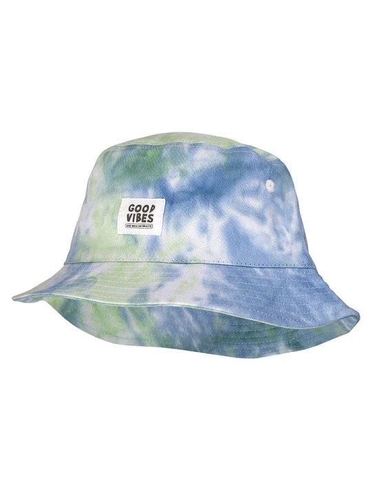 Zdjęcie produktu MaxiMo Kapelusz "Good vibes" w kolorze zielono-niebieskim rozmiar: 55 cm