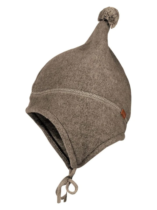Zdjęcie produktu MaxiMo Wełniana czapka w kolorze jasnobrązowym rozmiar: 47 cm