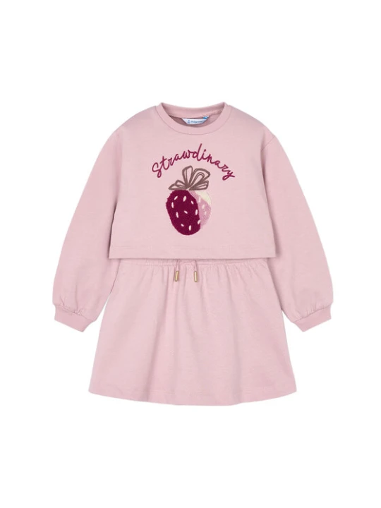 Zdjęcie produktu Mayoral Komplet bluza i sukienka 4927 Różowy Regular Fit