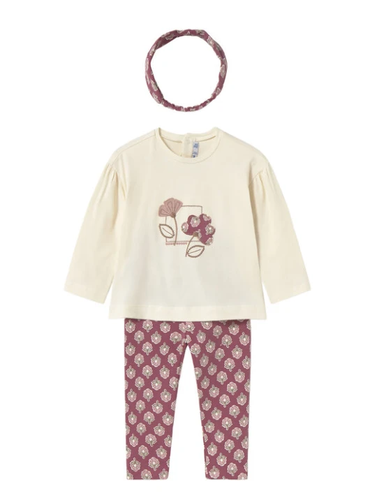 Zdjęcie produktu Mayoral Komplet bluzka i legginsy 2744 Różowy Regular Fit