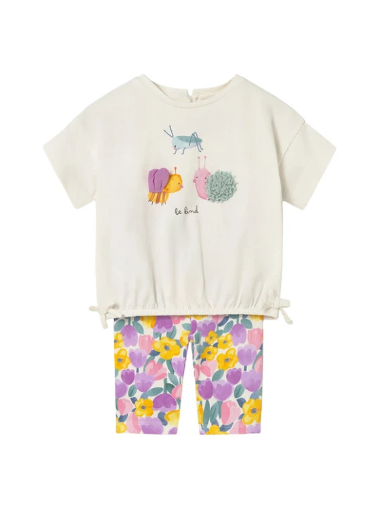 Zdjęcie produktu Mayoral Komplet t-shirt i legginsy 1753 Kolorowy Regular Fit