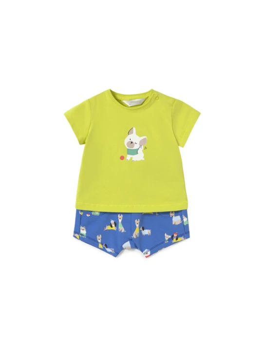 Zdjęcie produktu Mayoral Komplet t-shirt i spodenki 1206 Kolorowy Regular Fit