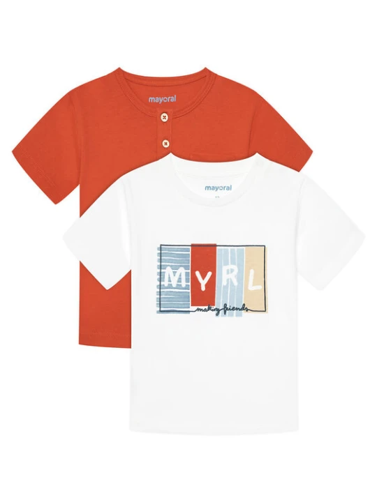 Zdjęcie produktu Mayoral Komplet t-shirtów 1060 Kolorowy Regular Fit
