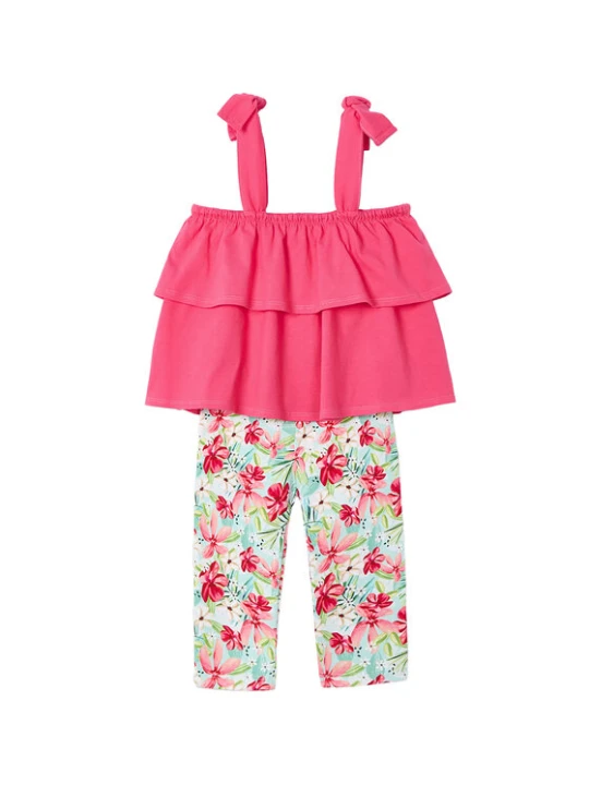 Zdjęcie produktu Mayoral Komplet top i legginsy 3710 Kolorowy Regular Fit
