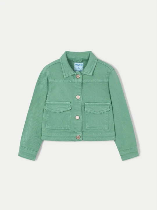 Zdjęcie produktu Mayoral Kurtka jeansowa 3407 Zielony Regular Fit