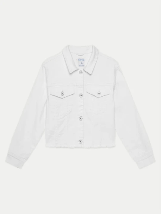 Zdjęcie produktu Mayoral Kurtka jeansowa 6406 Écru Regular Fit Kremowy