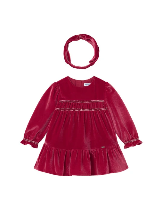 Zdjęcie produktu Mayoral Sukienka elegancka 2904 Bordowy Regular Fit