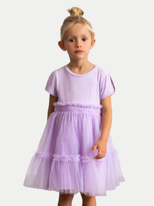 Zdjęcie produktu Mayoral Sukienka elegancka 3915 Fioletowy Regular Fit