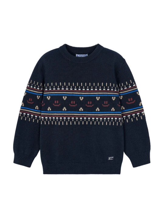 Zdjęcie produktu Mayoral Sweter 4377 Granatowy Regular Fit