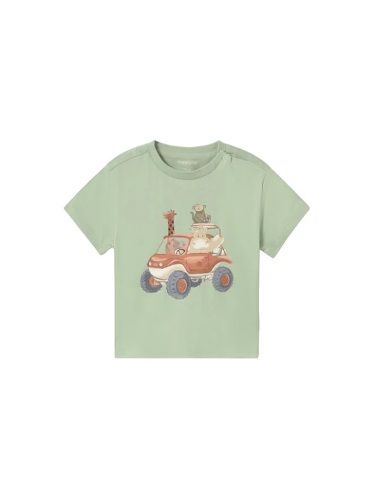 Zdjęcie produktu Mayoral T-Shirt 1010 Zielony Regular Fit