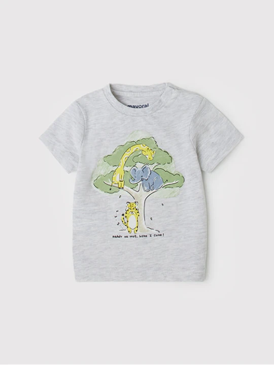 Zdjęcie produktu Mayoral T-Shirt 1012 Szary Regular Fit
