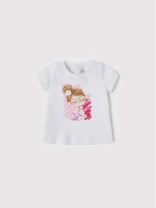 Zdjęcie produktu Mayoral T-Shirt 1033 Biały Regular Fit