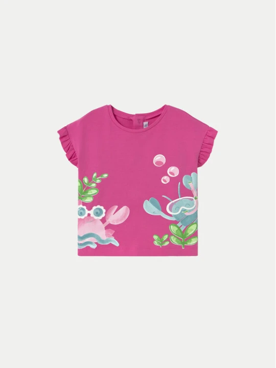 Zdjęcie produktu Mayoral T-Shirt 1048 Różowy Regular Fit