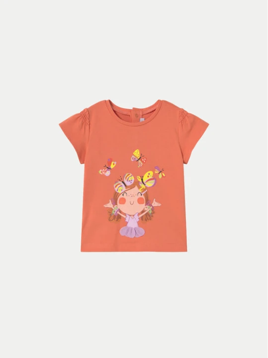 Zdjęcie produktu Mayoral T-Shirt 1049 Pomarańczowy Regular Fit