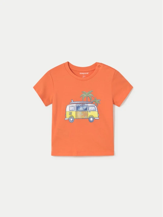 Zdjęcie produktu Mayoral T-Shirt 1063 Pomarańczowy Regular Fit