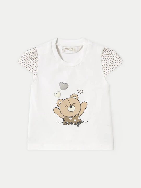 Zdjęcie produktu Mayoral T-Shirt 1070 Biały Regular Fit