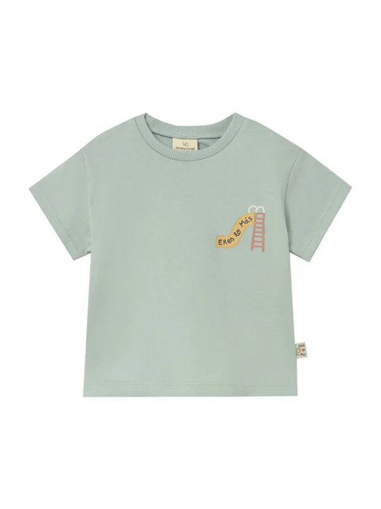 Zdjęcie produktu Mayoral T-Shirt 1077 Zielony Regular Fit