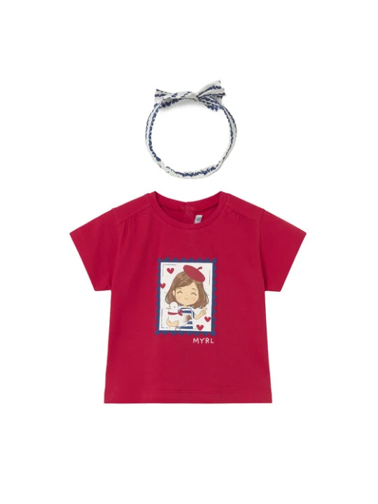 Zdjęcie produktu Mayoral T-Shirt 1081 Czerwony Regular Fit