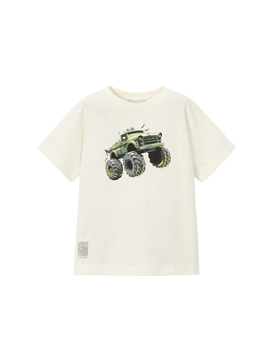 Zdjęcie produktu Mayoral T-Shirt 3069 Biały Regular Fit