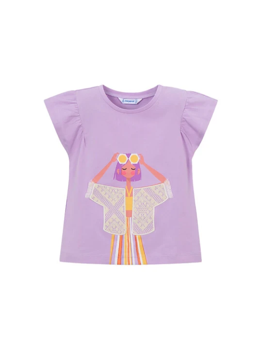 Zdjęcie produktu Mayoral Top 3007 Fioletowy Regular Fit
