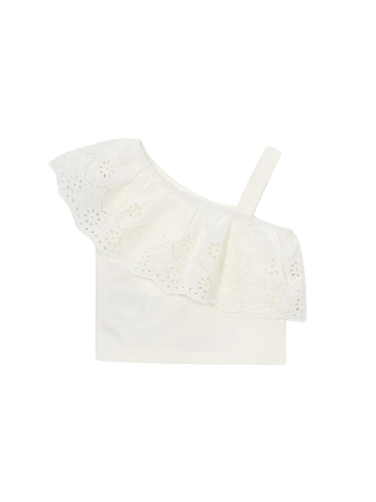 Zdjęcie produktu Mayoral Top 3022 Écru Cropped Fit Kremowy