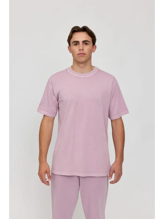 Zdjęcie produktu MAZINE Koszulka "Faded Print" w kolorze fiołkowym rozmiar: L